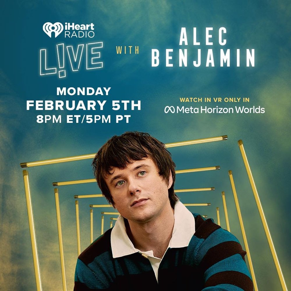 Alec Benjamin iHeartRadio VR
